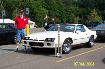 The Berlinetta and I with the "Best Modified Berlinetta" award as voted on by the participants